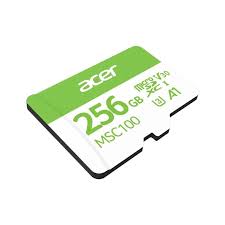 ACER MSC100 256GB microSD U3 V30 A1 Aksiyon Kamera & Güvenlik Kamerası Uyumlu